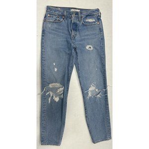 Levi’s Premium Wedgie Icon Fit Ankle Jeans Womens 27 (actual 28”x 28”) High Rise